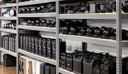 Pro Gear Orlando Equipment Shelves