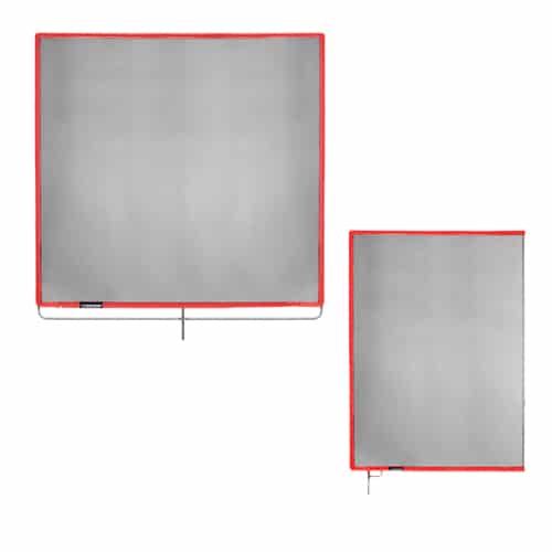 Double Net Scrim Black Rental