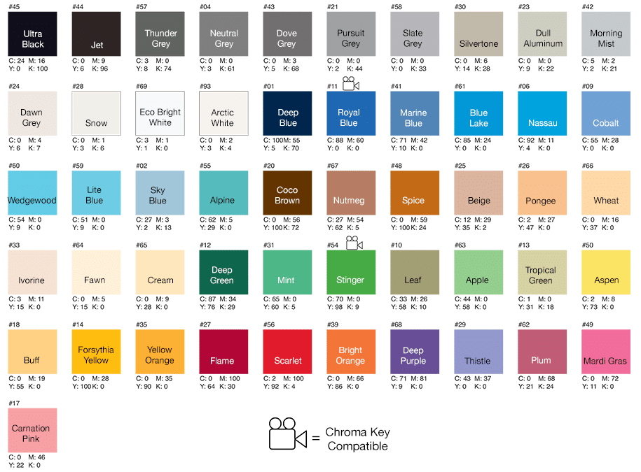 Superior Seamless CMYK values