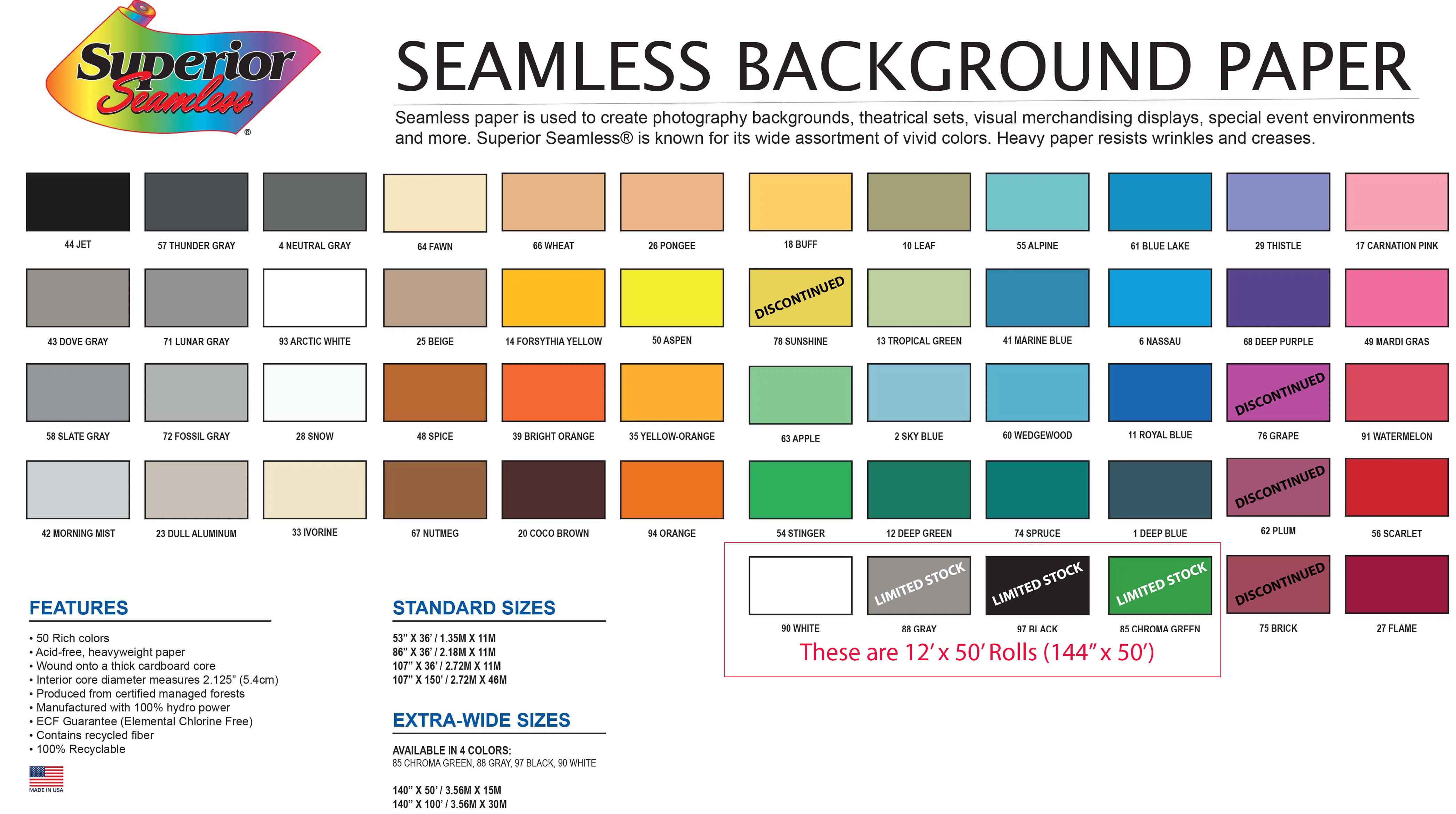 superior Seamless background paper